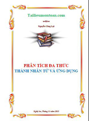 Ứng Dụng của Phân Tích Đa Thức Thành Nhân Tử: Khám Phá và Ứng Dụng Thực Tế