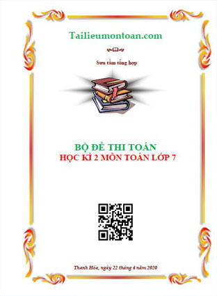 Bộ đề toán học kì 2 lớp 7