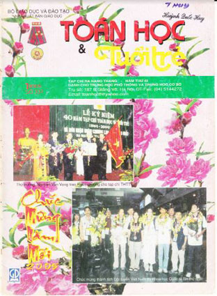 Tạp chí toán học và tuổi trẻ tháng 1 năm 2005 số 331