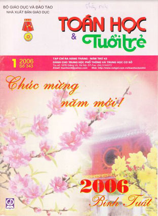 Tạp chí toán học và tuổi trẻ tháng 1 năm 2006 số 343