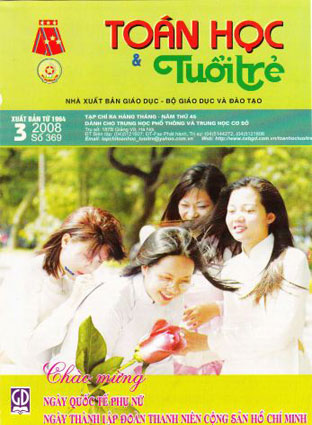 Tạp chí toán học và tuổi trẻ tháng 3 năm 2008 số 369