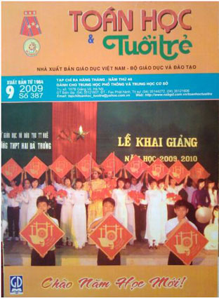 Tạp chí toán học và tuổi trẻ tháng 9 năm 2009 số 387