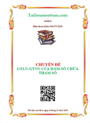 Chuyên đề giá trị lớn nhất, giá trị nhỏ nhất của hàm số