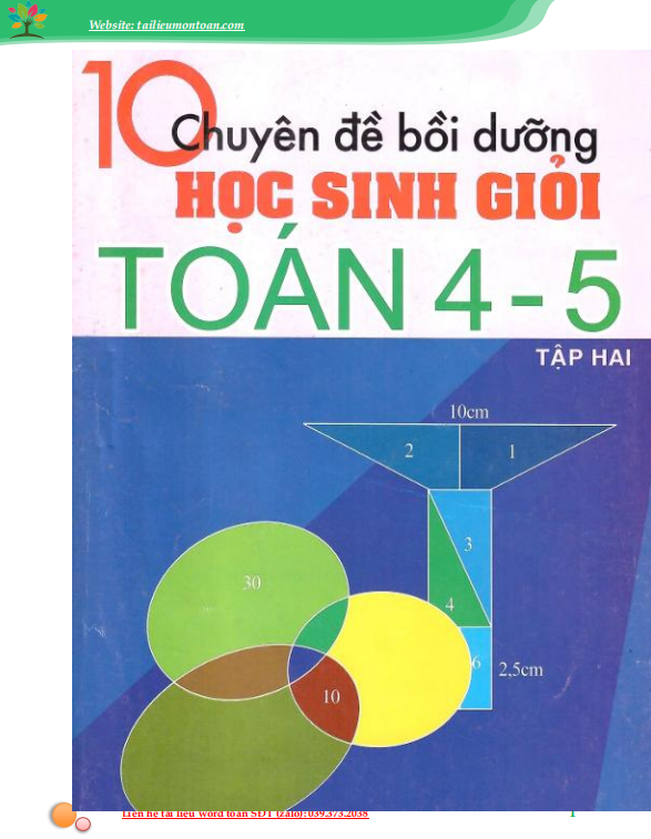 10 chuyên đề bồi dưỡng học sinh giỏi toán lớp 4-5 tập 2